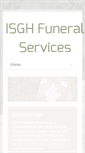 Mobile Screenshot of isghfuneralhome.org